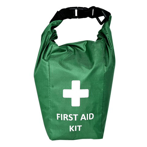First Aid Bag Soft Pack, Green, Hang Bag, Quick Release Clip to hang handle