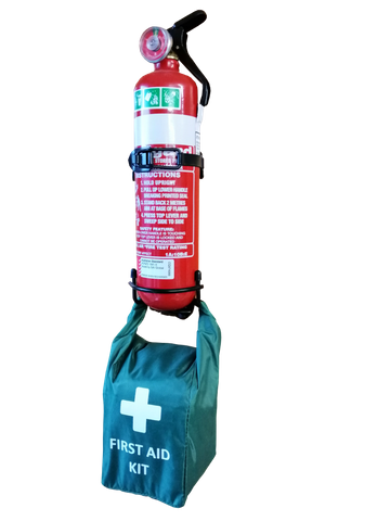 First Aid Bag Soft Pack, Green, Hang Bag, Quick Release Clip to hang handle