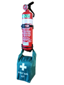 First Aid Bag Soft Pack, Green, Hang Bag, Quick Release Clip to hang handle