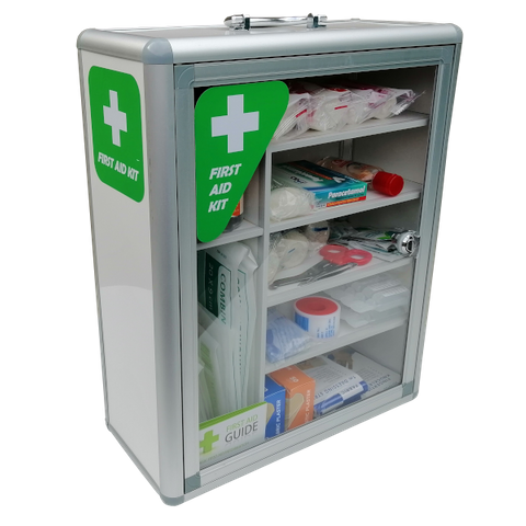 First Aid Plastic Cabinet X large Clear Front Wall Mountable Empty