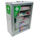 First Aid Plastic Cabinet X large Clear Front Wall Mountable Empty