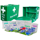 Kitchen, Food & Catering First Aid Kit Industrial Large Green Landscape Wall Mount Metal Box