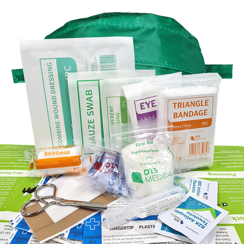 First Aid Kit Vehicle Glove Box In Semi Circle Bag