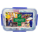 First Aid Kit Industrial And Marine in large Clear Plastic Lunch Box Style