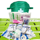 Economy Lone Worker First Aid Kit in Belt Loop Semi Circle Pouch