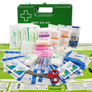 First Aid Kit Office 1-15 Person Green Wall Mountable Plastic Box