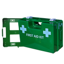 First Aid Kit Office 1-15 Person Green Wall Mountable Plastic Box