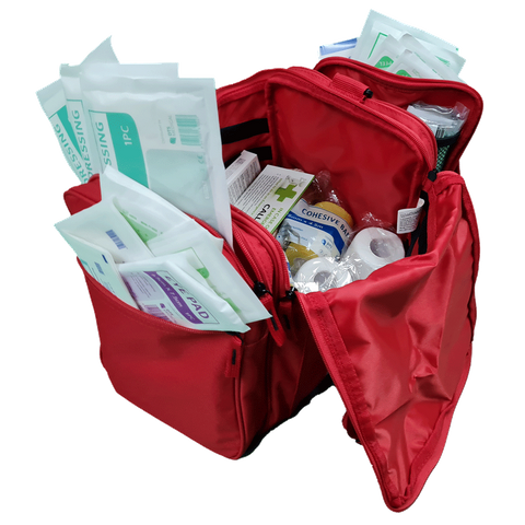 Sports Team First Aid Kit Premium Large Default Red Bag. Black or Navy if in stock