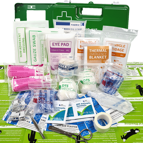 First Aid Kit Retail Large Green Wall Mount First Aid Kit