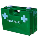 First Aid Kit Work Place 1-5 Person in large Wall Mountable green plastic box