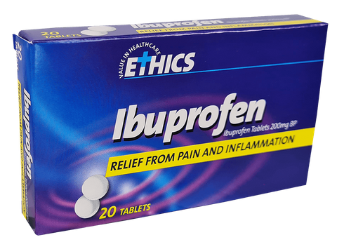 Ibuprofen 200mg - Pain Relief 20's capsules
