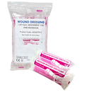 Wound Dressing Combo Pad And Bandage Medium 12cm x 12cm 2 Pack Sterile