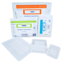 Island Dressing Adhesive Non Woven Pack, Contains 3 of each size dressing Sterile (3 of 7.5x5cm) (3 of 8x10cm) (3 of 10x15cm)