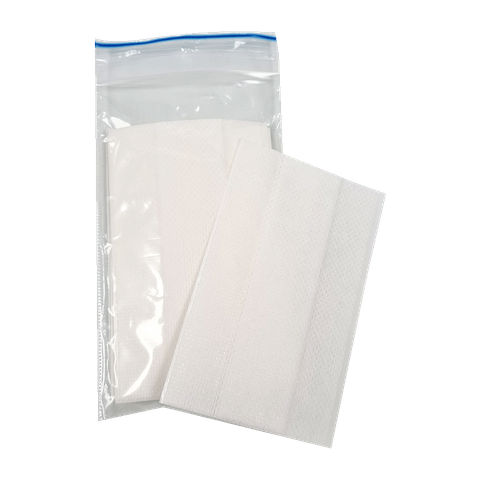 Non Woven Dressing Strip Plasters 10cm x 6cm Strip 10 per Bag