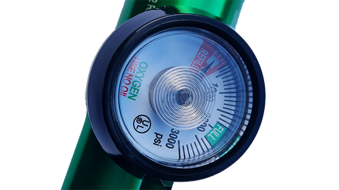 Oxygen Flow Regulator Basic 0 to 15 lpm Barb Outlet