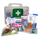 First aid Kit Premium Lone Worker in Clear Plastic Box
