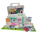 First Aid Kit - Essentials Industrial and Marine in Clear Plastic Box