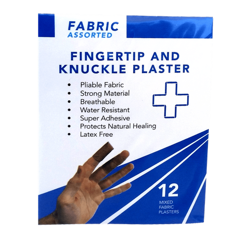 Fabric Assorted Plasters packet of 6 Knuckle / 6 Finger Tip