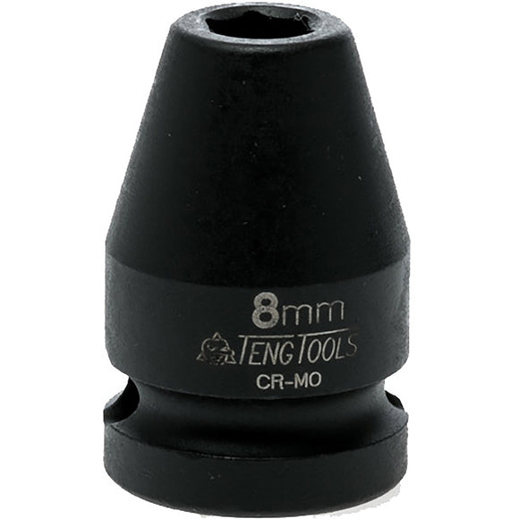 Teng 1/2in Dr. Impact Socket 8mm DIN