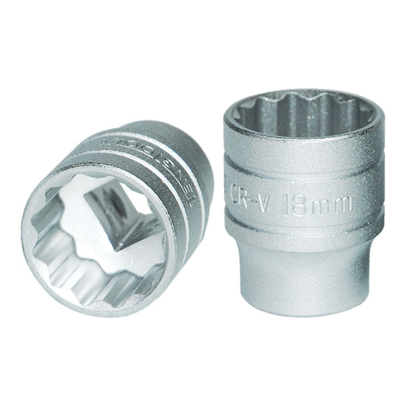 Teng 3/8in Dr. Socket 18mm 12pt