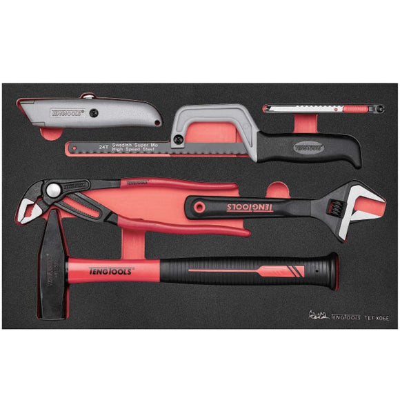 Teng 6pc Plumbing Tool Set E Hammer