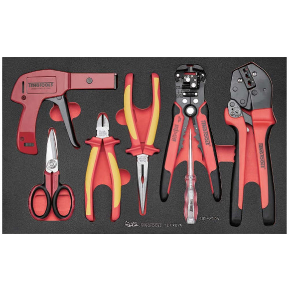 Teng 7pc Electrician Tool Set