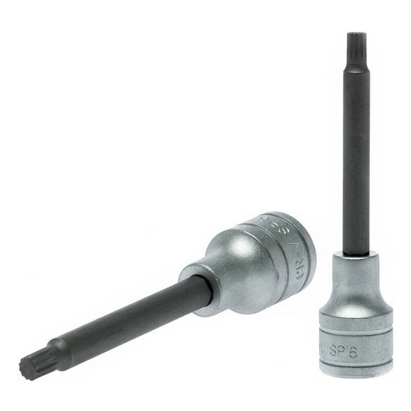 Teng 1/2in Dr. SPL Bit Socket 100mm (L) - #06