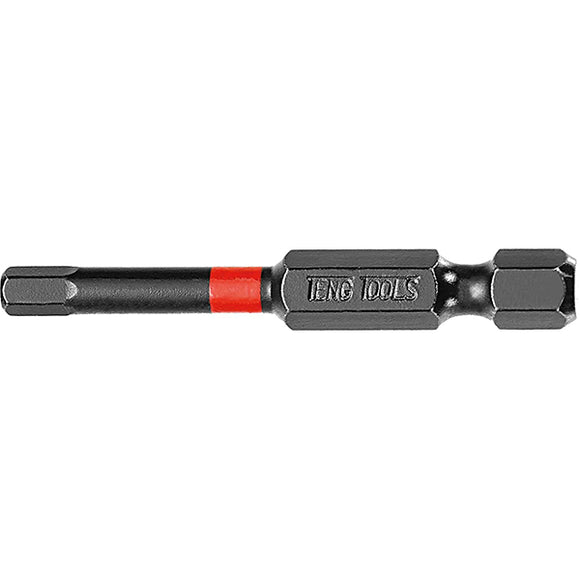 Teng 1pc 1/4in Hex 4mm Impact Screwdriver Bit 50mm