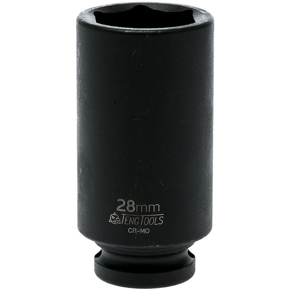 Teng 1/2in Dr. Deep Impact Socket 28mm DIN