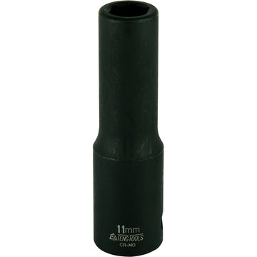 Teng 1/2in Dr. Deep Impact Socket 11mm ANSI