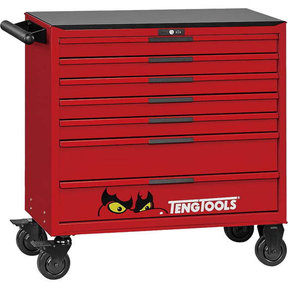 Teng 663pc Pro35 37in Roller Cabinet Tool Kit - Red