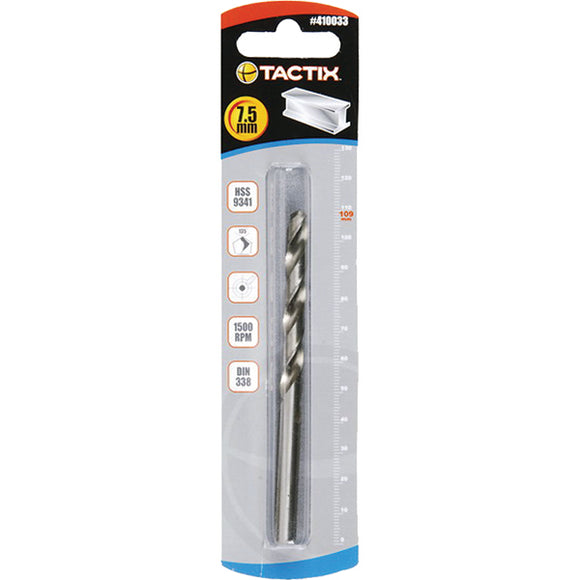 Tactix HSS Twist Drill 7.5mm**