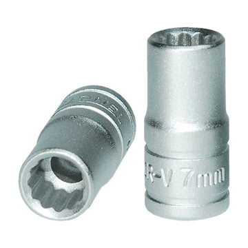 Teng 1/4in Dr. Socket 7mm 12pt