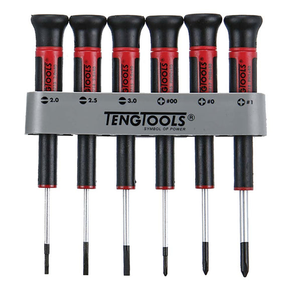 Teng 6pc MD Mini Screwdriver Set w/ Holder